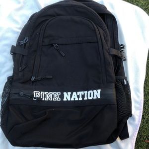 Victorias Secret Pink Nation Black backpack